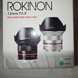 Rokinon 12mm F2.0 Wide Angle Lens