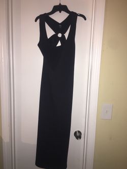 Large black XOXO dress