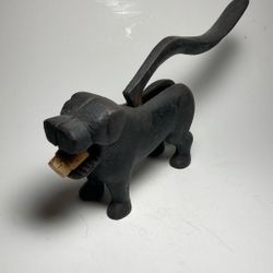 Hubley cast-iron dog nutcracker
