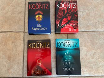 4 - Dean Koontz Hardcover Suspense Novels