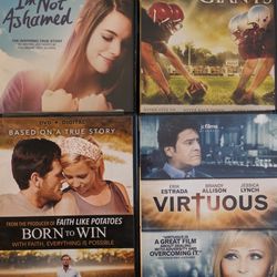 4 DVDs, Christian Movies 