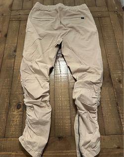 H&M Divided Men's 32 Khakis Jogger Pants Ankle Zip Ruched Drawstring Pockets