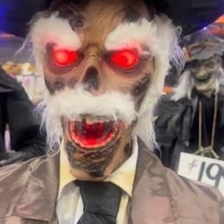 Home Accents LED Zombie Barber Animatronic