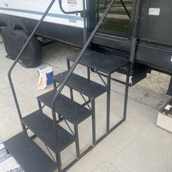 Rv Metal Stairs.  