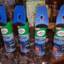 4 New Cans Of Upholstery Cleaner