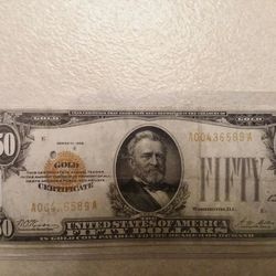 1928 Gold Certificate 