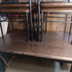 Table And 4 Chairs $25