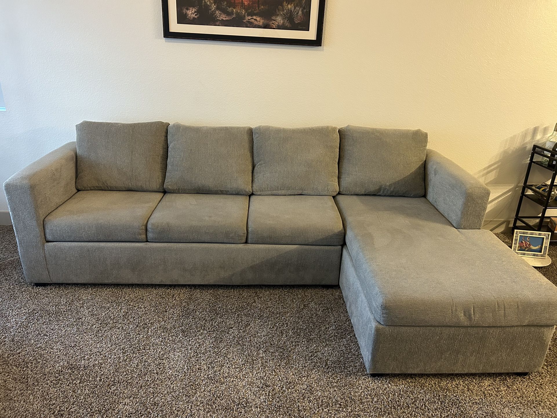 Grey L Shape Couch