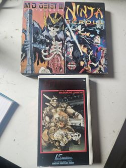 Appleseed, Ninja Scroll, M.D. Geist 2: Death Force Animation VHS