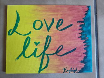 "Love life" painting