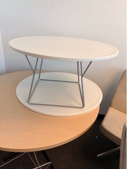 Circular White Tables