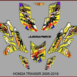 Honda Trx450r Graphic Kit 