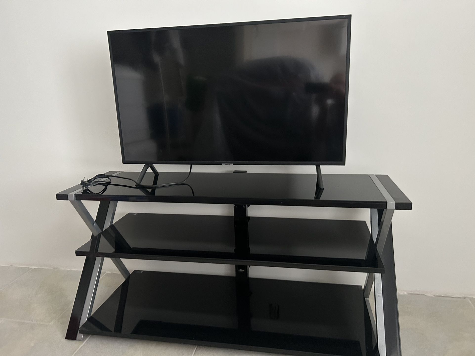 TV and TV Stand 