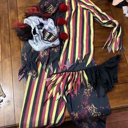 Scary Clown Costume 