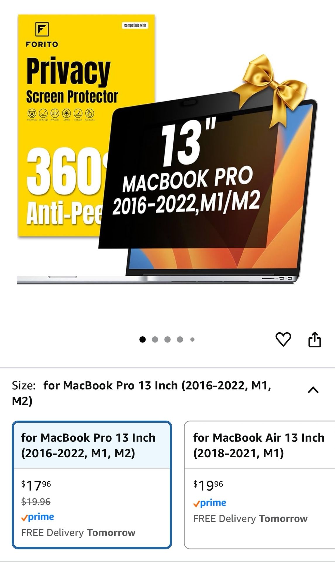 MacBook Pro Privacy Screen Protector