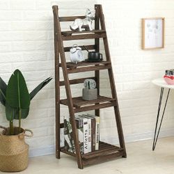 Brand New 45" Infinity Merch Wooden Foldable Ladder Shelf