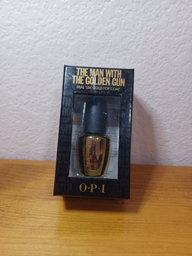 Golden Nail Polish