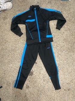 Century Black and Blue Tracksuit Set