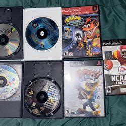 PlayStation Game Lot Of 7 Untested Ps1 & PS2 Games