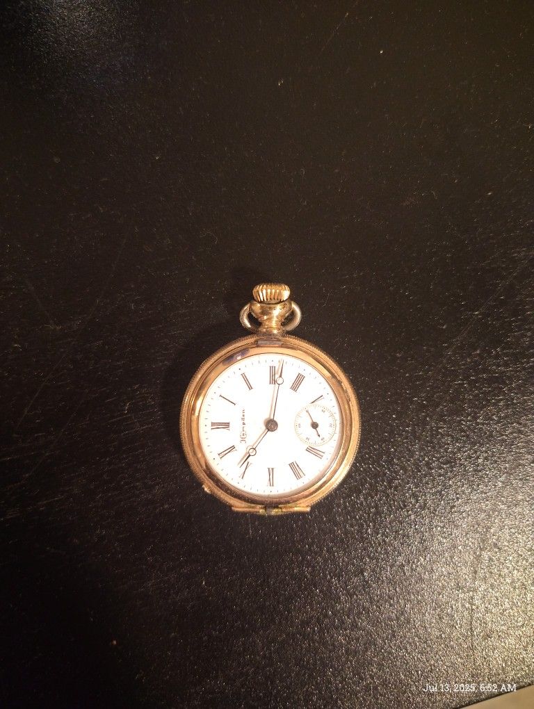 1919 Hampden 15 J Mary Jane Pocket Watch