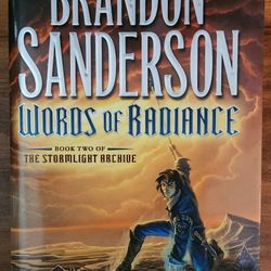 Words Of Radiance by Brandon Sanderson - TOR 2014 1st Edition Hardcover- Signed