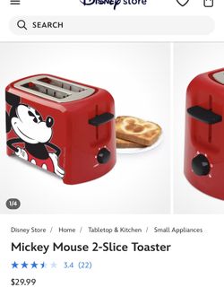 Mickey Mouse Toaster Like New