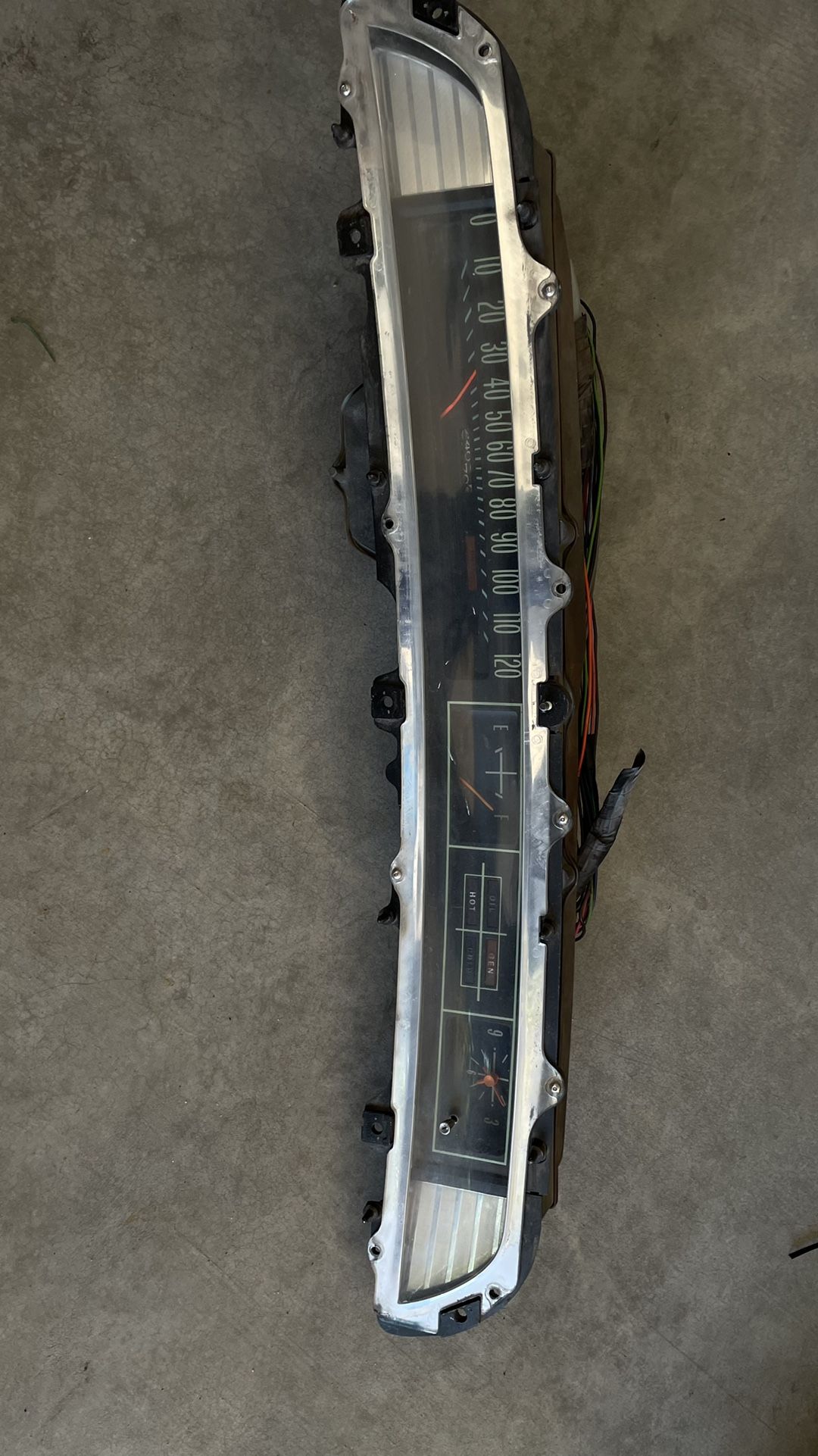 1963 Chevy Impala Original Instrument Cluster