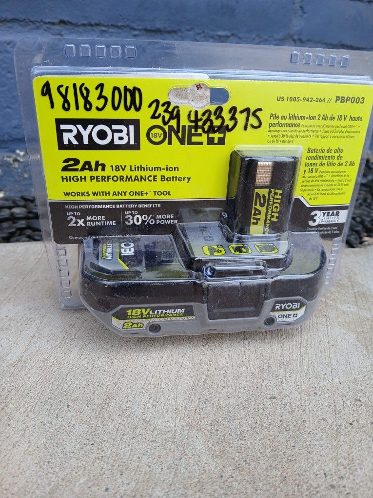 BATTERY RYOBI