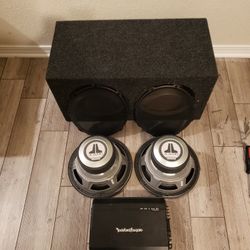 Jl Audio W3 10s And A 1000w Rockford Fosgate Amp
