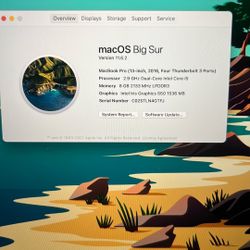 MacBook Pro 2016 250gb 8ram