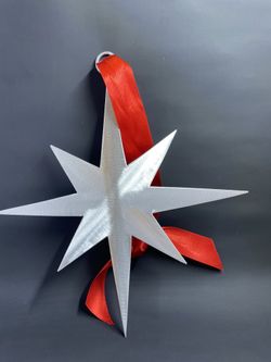 Copper &  Aluminum   Star Ornament By Artist