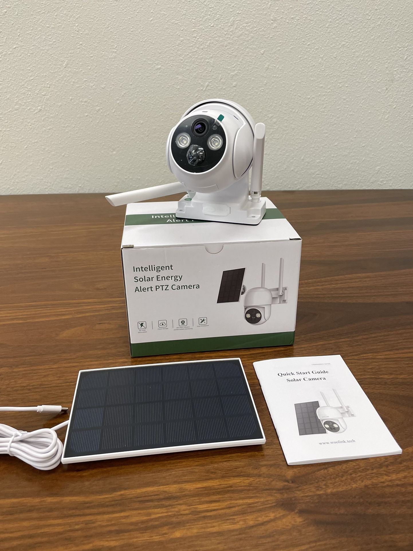 Brand New Solar Alert Camera 360 Degree Rotate, Night Vision 2 Way ...