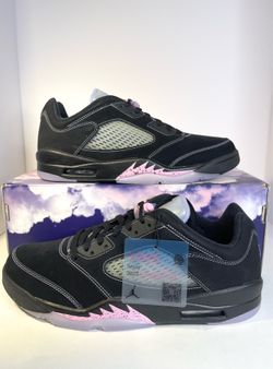 Air Jordan 5 Retro Low Dongdan Lilac Pink Size 12.5 Mens DX4355-015