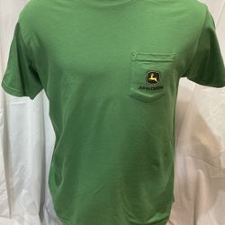 New with Tags, JOHN DEERE WORK POCKET T-SHIRT, Size: Large