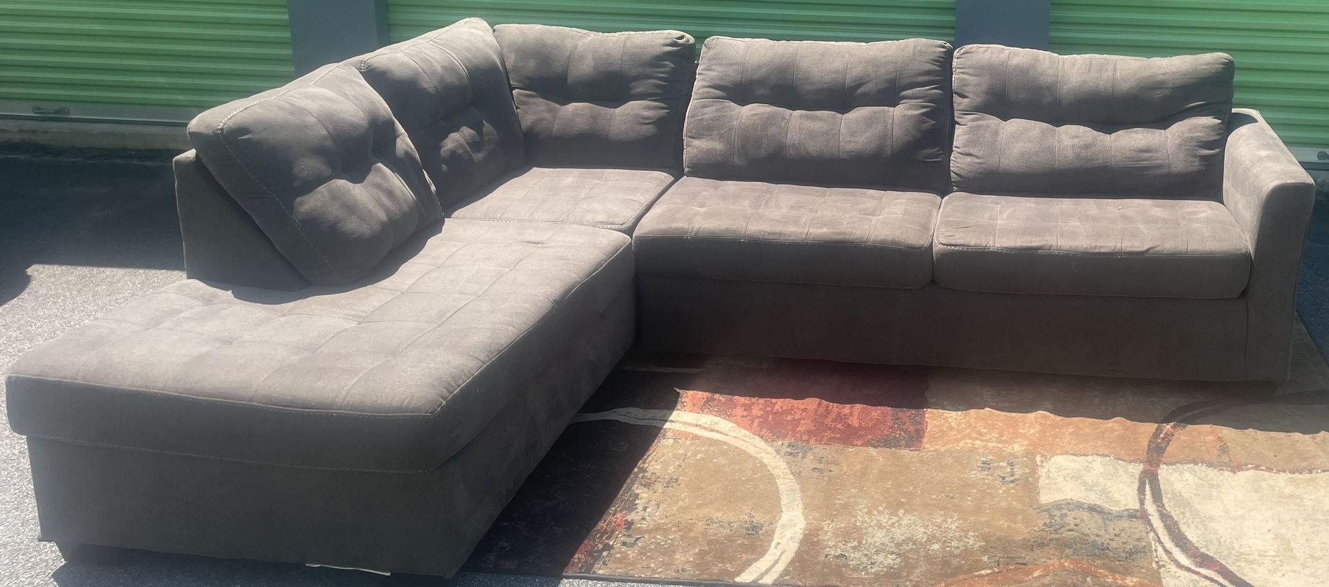 Dark Gray 2pc Sectional