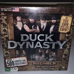 Duck Dynasty- Redneck Wisdom -New- Not Opened- Family Party Game- Ages 10+- 2 to 12 players
