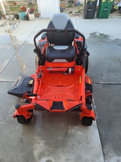 IKON 42in. 21.5 HP Kawasaki Carb Compliant Dual Hydrostatic Gas Zero Turn Mower with Fabricated Deck