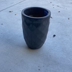 Black Flower Pot Vase