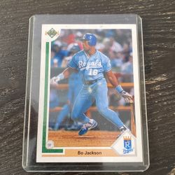1991 Upper Deck Bo Jackson #545 - Kansas City Royals - Hall of Fame