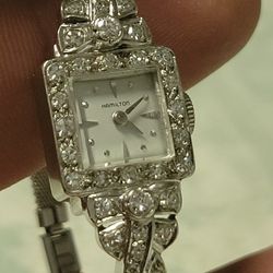 Hamilton 14k Full Diamond 3carat 