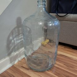 Vintage Glass Water Jug