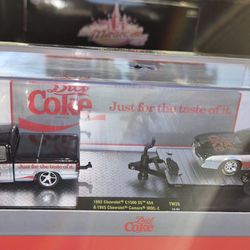 M2 Machines Diet-Coke Chevy OBS Hauler Set!!