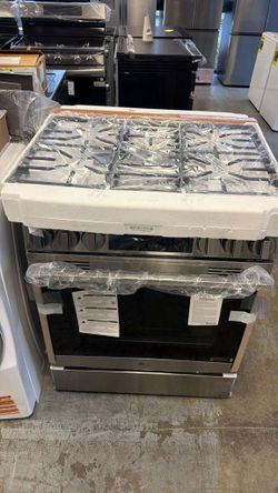 NEW LG 30 in. 6.3 cu. ft. Smart Oven 5-Burner Gas Range in Stainless Steel with ProBake Convection, Instaview, Air Fry