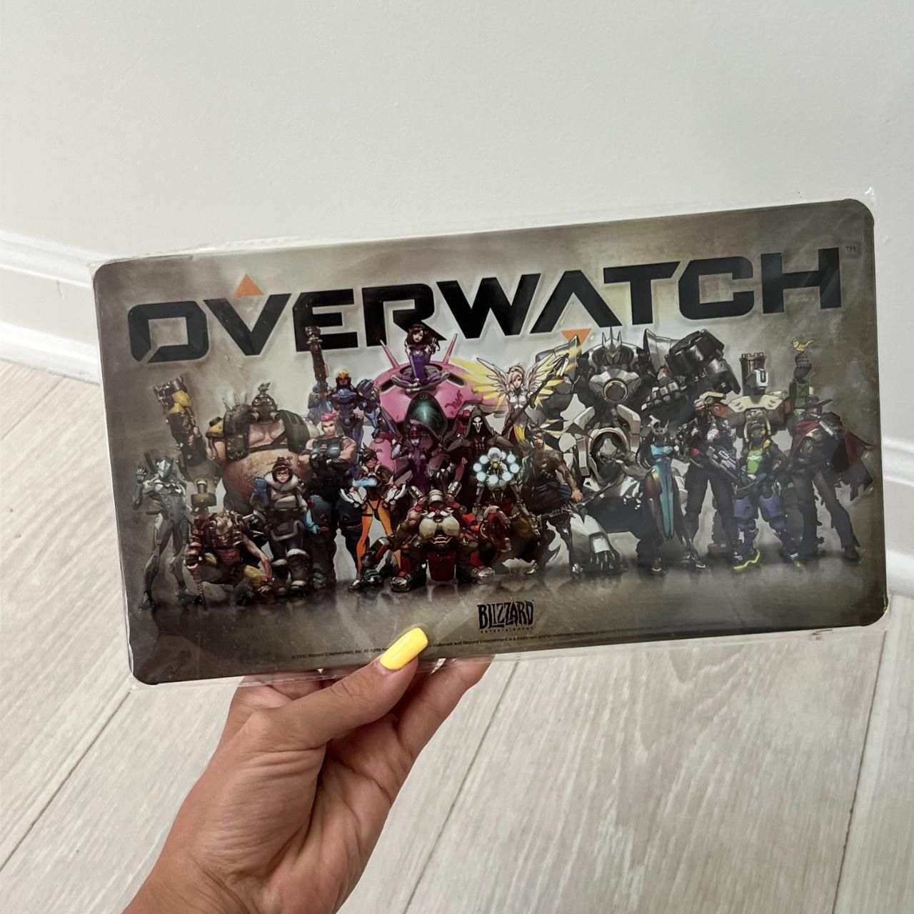 Blizzard Entertainment Overwatch Collectible Metal Art License Plate