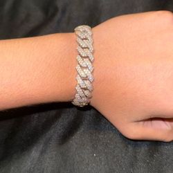 cuban link Bracelet moissanite diamonds
