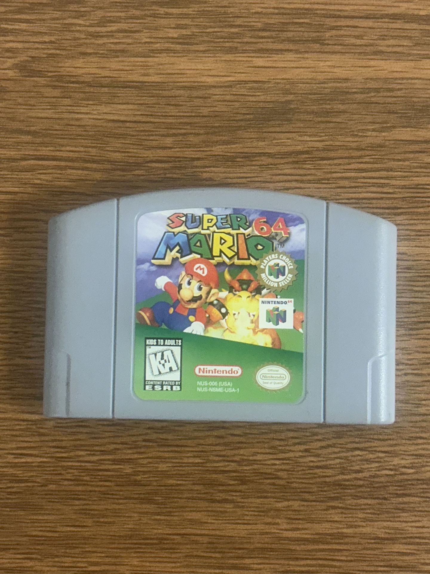 Super Mario 64 for Nintendo 64 N64 Authentic Cartridge Tested Working