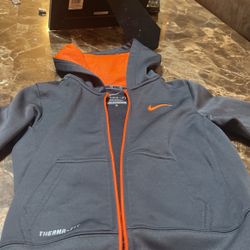 Grey And Orange Jacket 