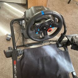 Racing Seat And Wheel 