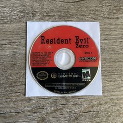 Resident Evil Zero Disc 1 - Nintendo GameCube 