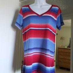 LuLaRoe Red, White and Blue Christy - Small